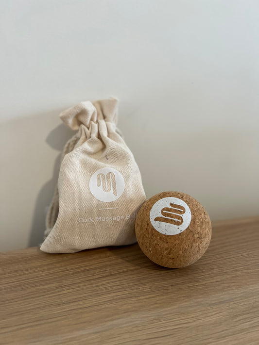 Cork massage ball